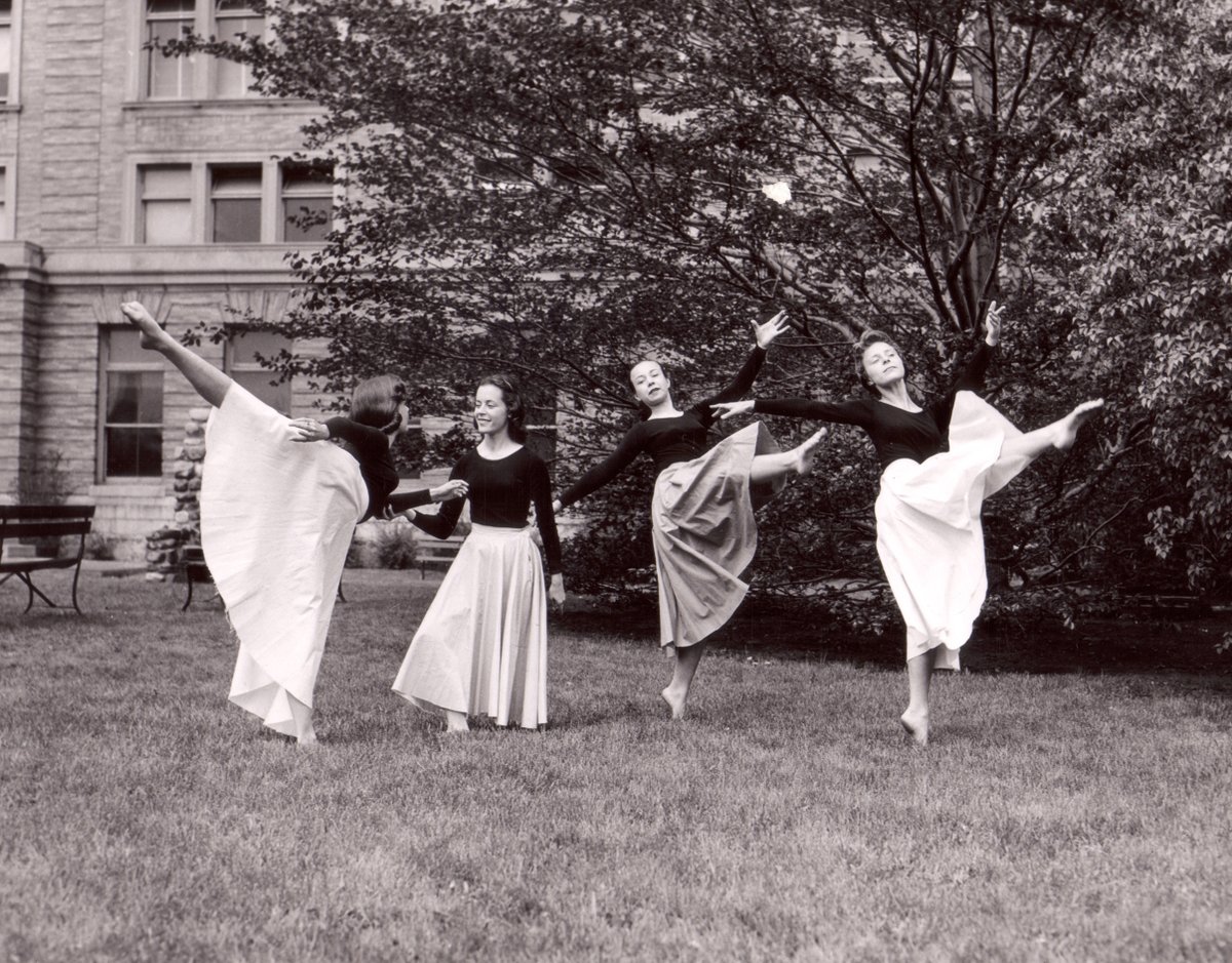 Throwback to Modern Dance Club members performing at the Spring Spree in 1958. #SimmonsUniversity #MySimmons #Simmons125 #Throwback #ThrowbackThursday