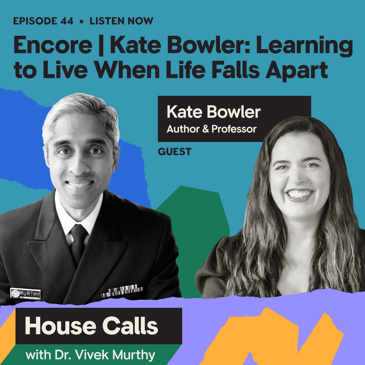 NEW: Why can it be so hard to ask for help? This encore episode of #HouseCallswithVivekMurthy with my friend @katecbowler is a reminder that leaning on others, especially in times of uncertainty, is a strength and not a weakness. bit.ly/43t6BIP