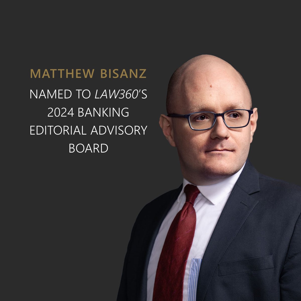 Matthew Bisanz, partner in our Financial Services Regulatory & Enforcement practice is named to @Law360's 2024 Editorial Advisory Board for Banking to provide feedback and insight on Law360's coverage and future coverage. law360.com/cybersecurity-… #banking #lawyers #legalnews
