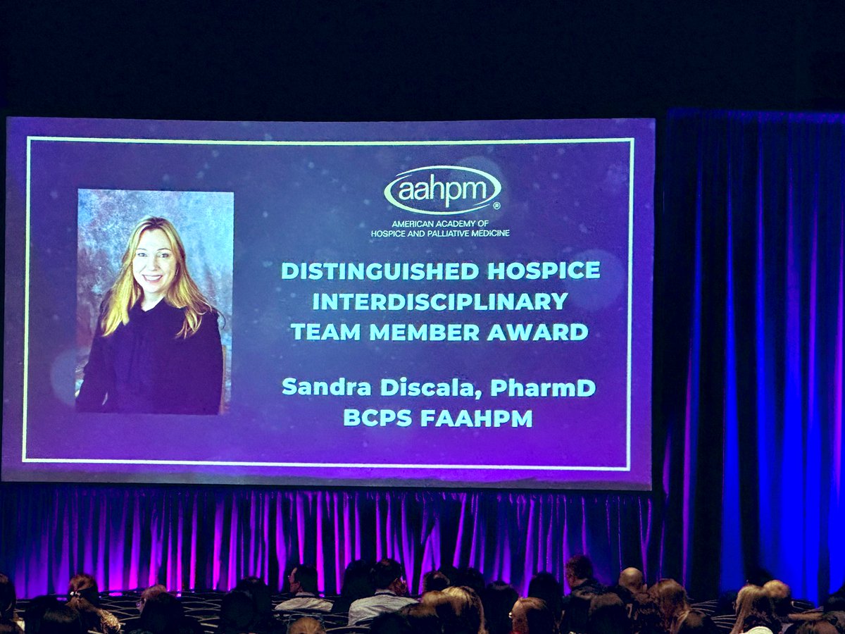 Congrats to Dr. DiScala on this prestigious @aahpm award. Thanks for your work to improve the care of our patients everyday. @SPPCP_Official #hapc24