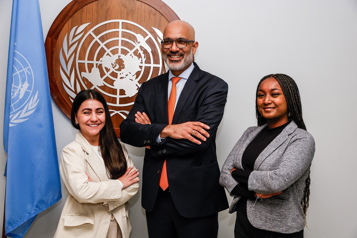 A big thanks to Peter Derrek Hof (@pd_hof) for meeting #SheLeads advocates Aline and Semaria at the #CSW68 in New York and working together to advance girls' rights and gender equality. ✊ More about She Leads: planinternational.nl/partners/she-l…