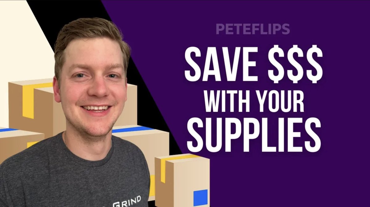 You are starting your Amazon business? 

You'll need supplies. 

I put together a video on how to get supplies dirt cheap.

It's yours FREE.

RT and reply 'supplies' and I'll send it to you.

Must be following to get DM.