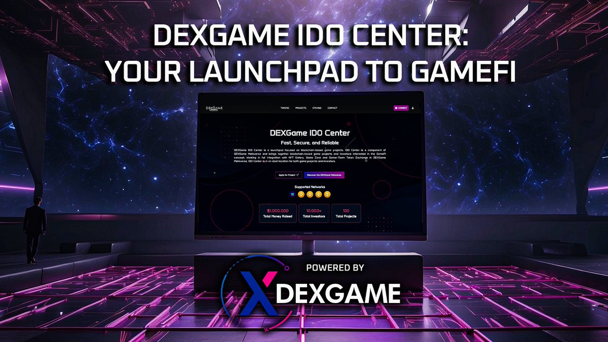 Your Launchpad for Game-Fi: Dexgame! Dive into the world of decentralized gaming finance with Dexgame's innovative platform. Get ready to level up your gaming and investment journey! 🚀🎮 #Dexgame #GameFi #Launchpad