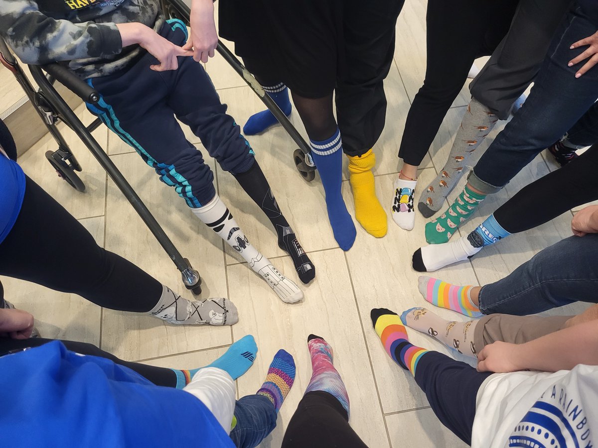 MCIU's tweet image. 🌈 Today is World Down Syndrome Day. 🧦

Today, the MCIU is rocking our craziest socks and T-Shirts made from our Transition Students, to show support and spread awareness for WDSD. Let's all embrace diversity and celebrate the unique strengths in every individual. 💙💛 #wdsd