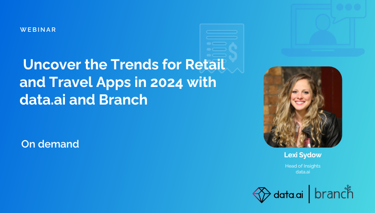 📢 Missed our webinar on the trends shaping retail and travel apps in 2024? Catch up on insights from industry experts, including highlights from @dataai State of Mobile 2024 report. branch.io/resources/webi…