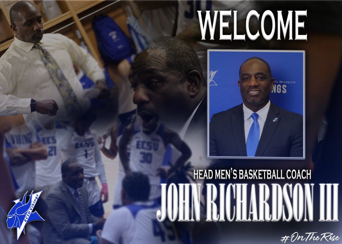 WELCOME HOME! John Richardson III named the new heads men’s basketball coach! #OnTheRise