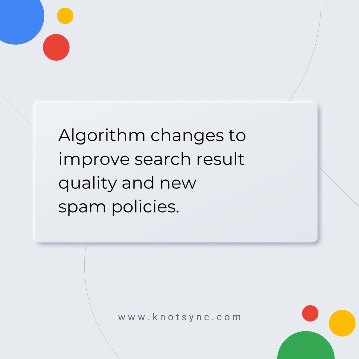Knotsync's tweet image. 🥳Google's March 2024 Core Update🤩🥲
👉It has impacted many websites, especially those utilizing AI-generated content.
👉The update led to the deindexing of several sites, resulting in decreased organic search traffic.
#QualityOverQuantity #SpamFree #googleupdates #Coreupdate