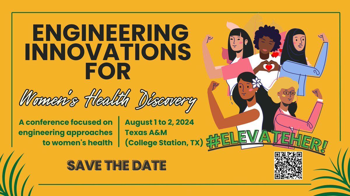 Explore how can biomedical engineering drive innovations in women’s health at @NSF ElevateHER: Engineering Innovations in Women’s Health Discovery.

Co-organized by @DrErikaMoore @UMDBIOE and @LabRaghavan @bmentamu
Info: t.ly/Xp6Eo

Pls RT!
#WomeninSTEM #ElevateHER