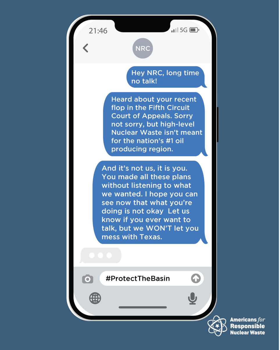 Hey <a href="/NRCgov/">NRC</a>, sorry not sorry about the Fifth Circuit Court of Appeals 🤷