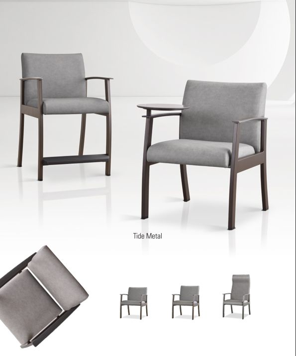 Discover the ultimate solution for healthcare facilities seeking high-performance, easy-to-clean guest seating: Tide Metal. Elevate your guest waiting experience with superior durability and easier maintenance. #patientlounge #patientseating #easytoclean #highperformancelounge