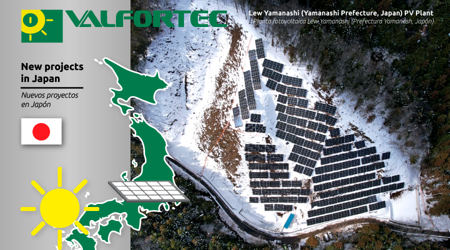 Valfortec's tweet photo. Primer trimestre 🗓 con gran dinamismo en 🇯🇵 #Japón para #Valfortec, que ya suma 🔋 siete proyectos en el país asiático. ✅ Lew #Yamanashi (#Ohata, Prefectura de Yamanashi) de 1 MW, es la segunda 🔌 instalación del año en suelo nipón tras #SaitamaII. ▶ https://t.co/RwKLn8r3Wx https://t.co/vsAdkZo8pr