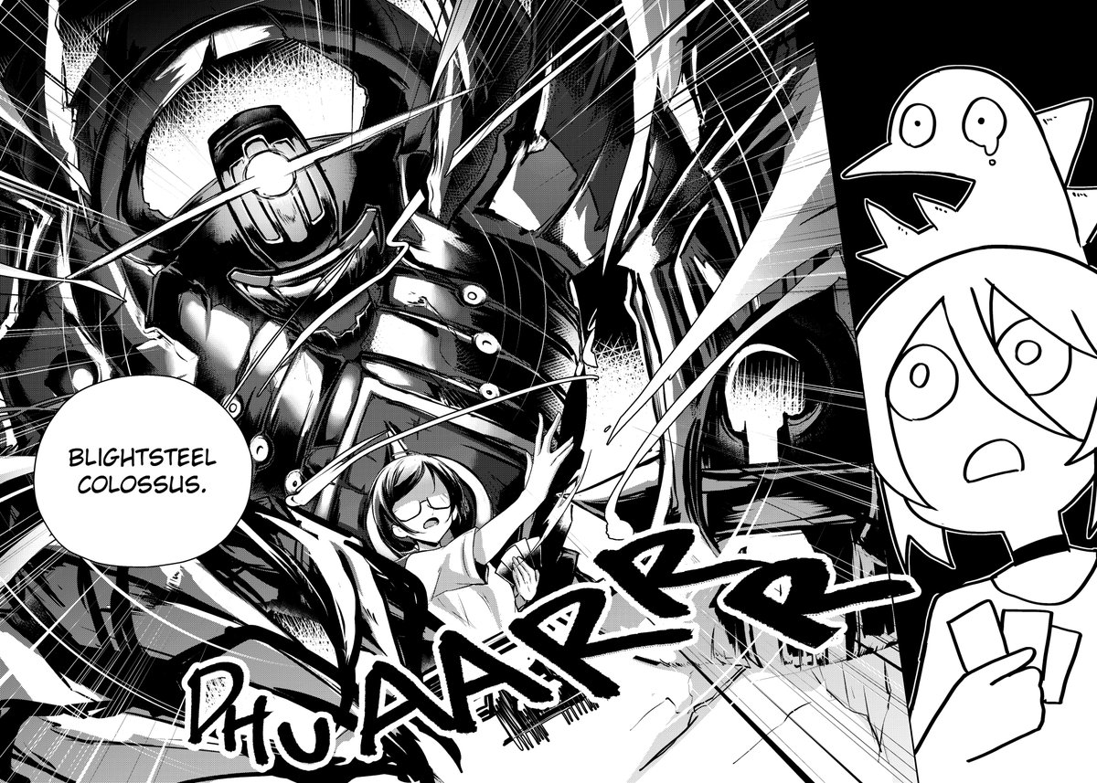 "What do you mean blightsteel colossus wasn't a ninja?" - A short comic where I blasted my friend with turn 4 blightsteel ninjutsu

#MTG 