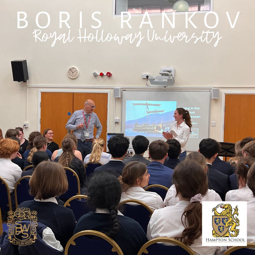 Professor Rankov, a renowned scholar from the Classics Department @royalholloway, discussed ‘Rowing in the Ancient Mediterranean’, with our @SWPSOfficial and @hamptonschooluk students. Curious about life at SWPS? Visit swps.org.uk.
@swpsrowing