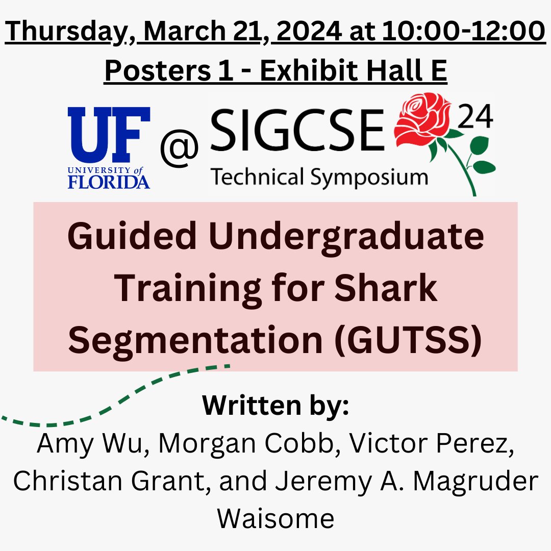 We are excited to highlight the work of Amy Wu, @drcegme, and @jeremywaisome. This work on GUTSS provides opportunities for students to learn image manipulation skills and marine anatomy. #SIGCSE24 @UFCISE @UF_Eng_Ed