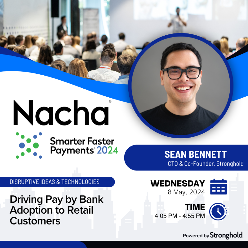 strongholdpay's tweet photo. Exclusive Announcement: @ItsSeanBennett, Stronghold’s CTO, is a featured speaker at @NachaOnline's Smarter Faster Payments 2024 conference. He will be sharing payment insights with prominent industry leaders in the banking &amp; payment ecosystem. #Payments2024