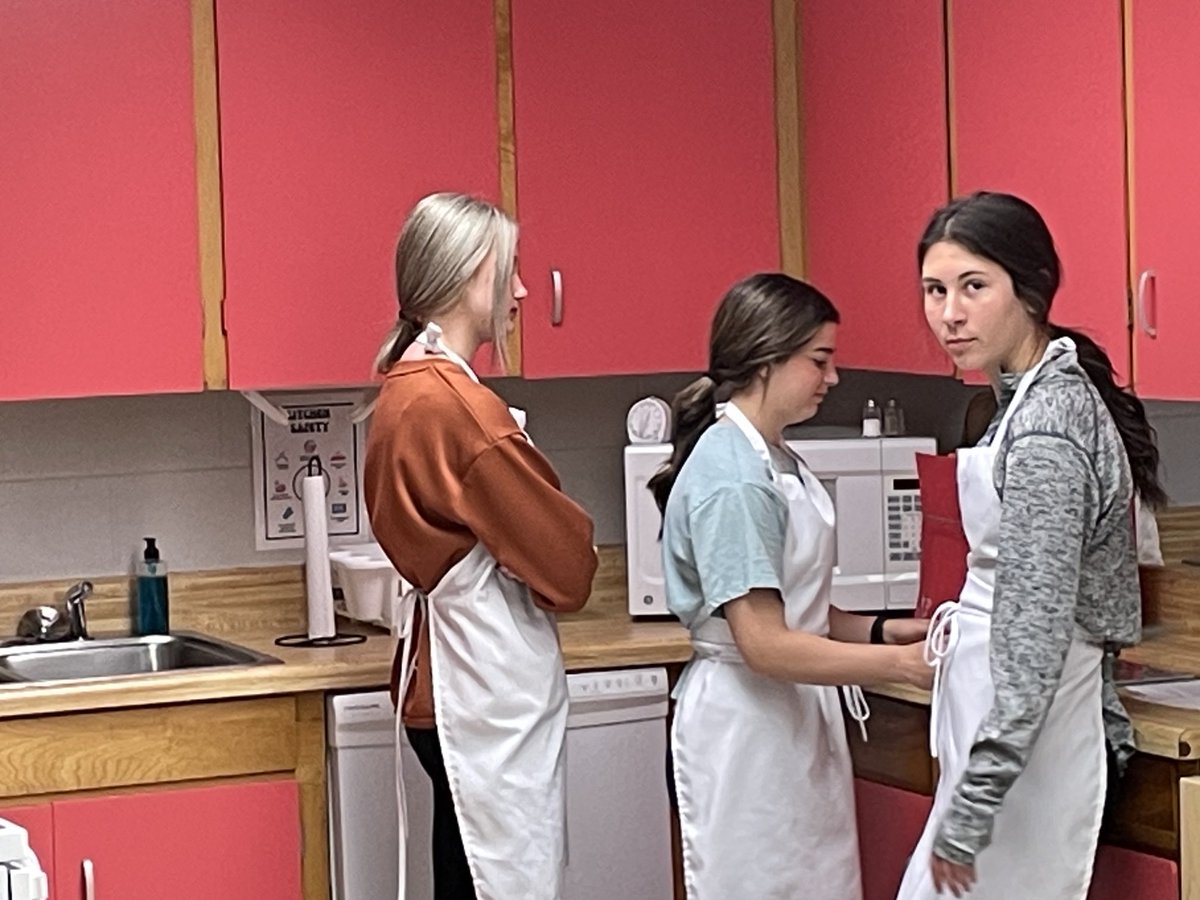 Sugar cookie day in Mrs. Bucahaman’s FACS class!!