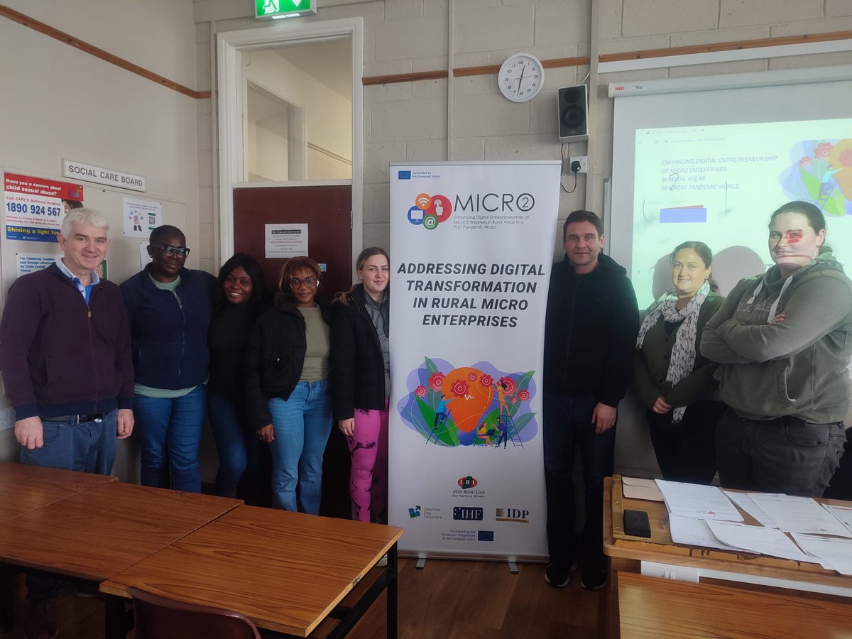 We completed the test &amp;Validation of our #MICRO2 training modules with students from <a href="/MoateBC/">Moate Business College</a>. Thank you for hosting us. All modules are available for FREE on the project website 👉 digitalmicro2.eu <a href="/EUErasmusPlus/">Erasmus+</a> <a href="/Leargas/">Léargas</a>