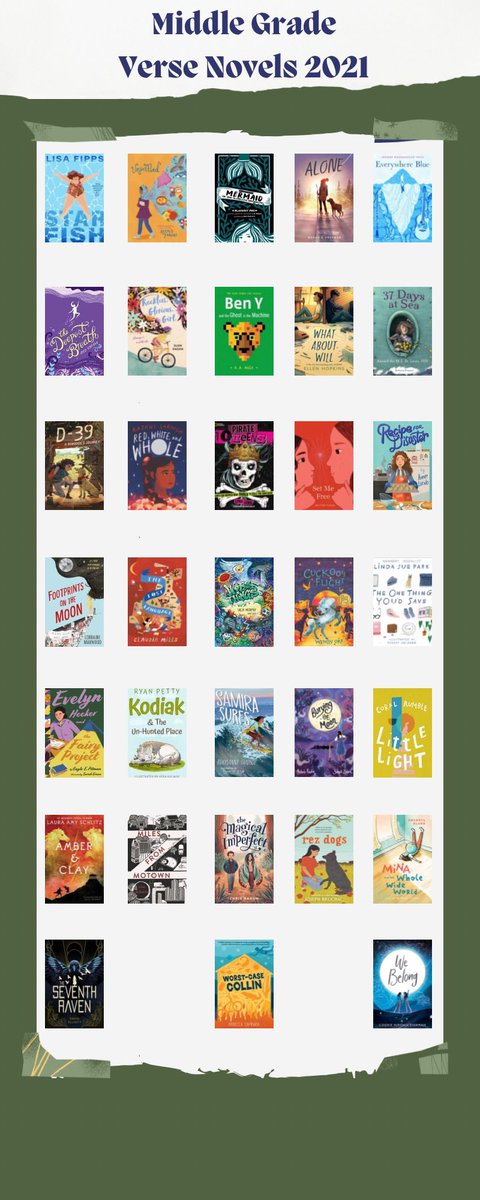 There are some pretty spectacular Middle Grade verse novels out in the past 4 years! Which of these have you especially enjoyed? #WorldPoetryDay #Verse #VerseNovel #NIV #NovelInVerse