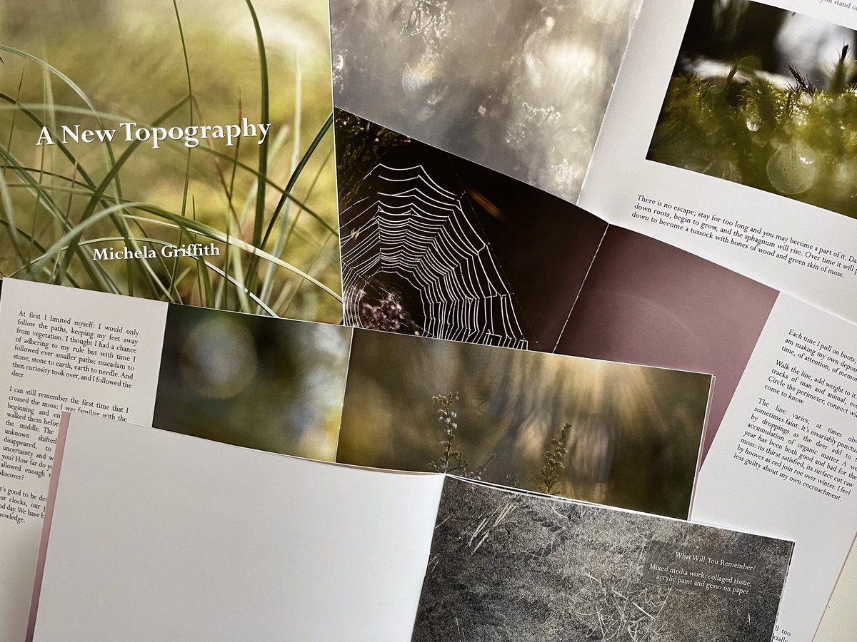 ‘A New Topography’ is a first collection of writings and images from NE Scotland and resulted from The Word workshop run by @RKphotographic and @PrintedLand. It costs £10 plus postage and can be ordered via my website. michelagriffith.com/product-page/a…