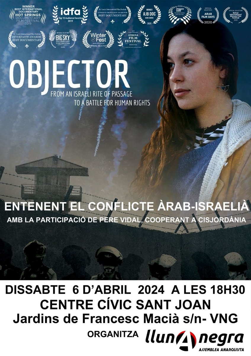 Una visió panoràmica d'una societat totalment militaritzada. Molt recomanable. Divendres 6 d'abril a Vilanova i la Geltrú.