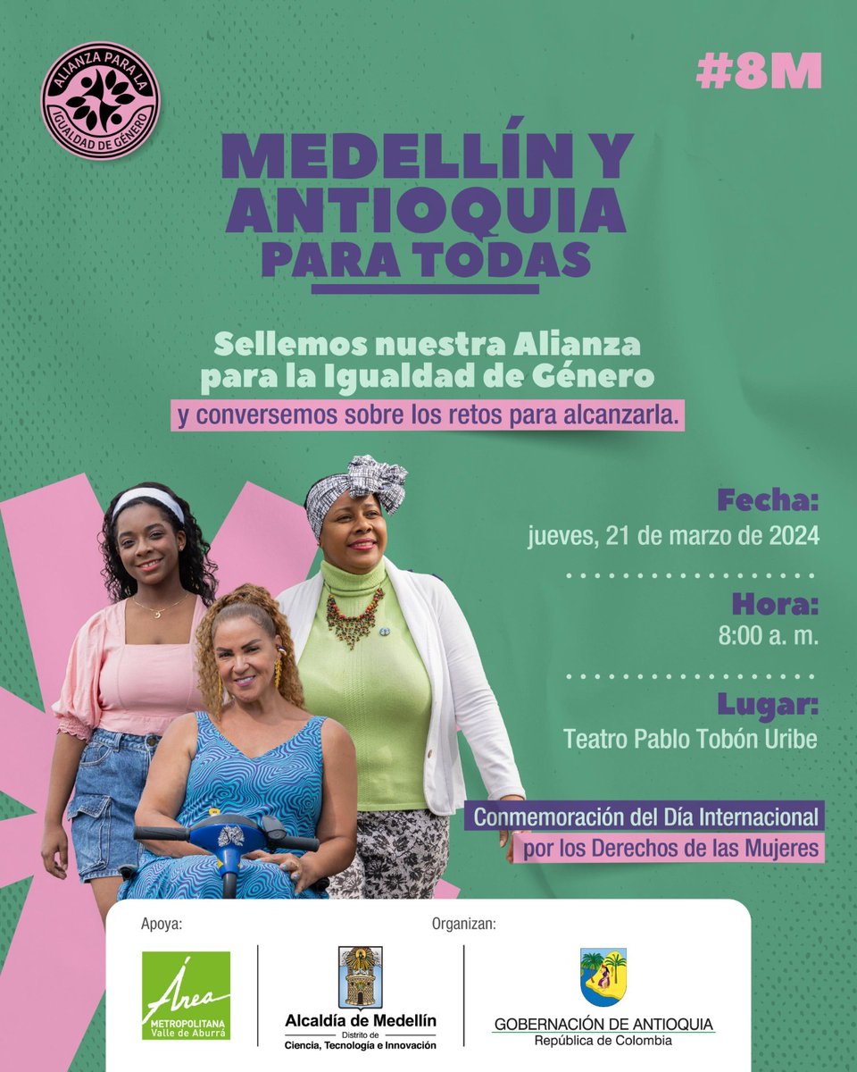 Secretaría de las Mujeres de Antioquia tweet media