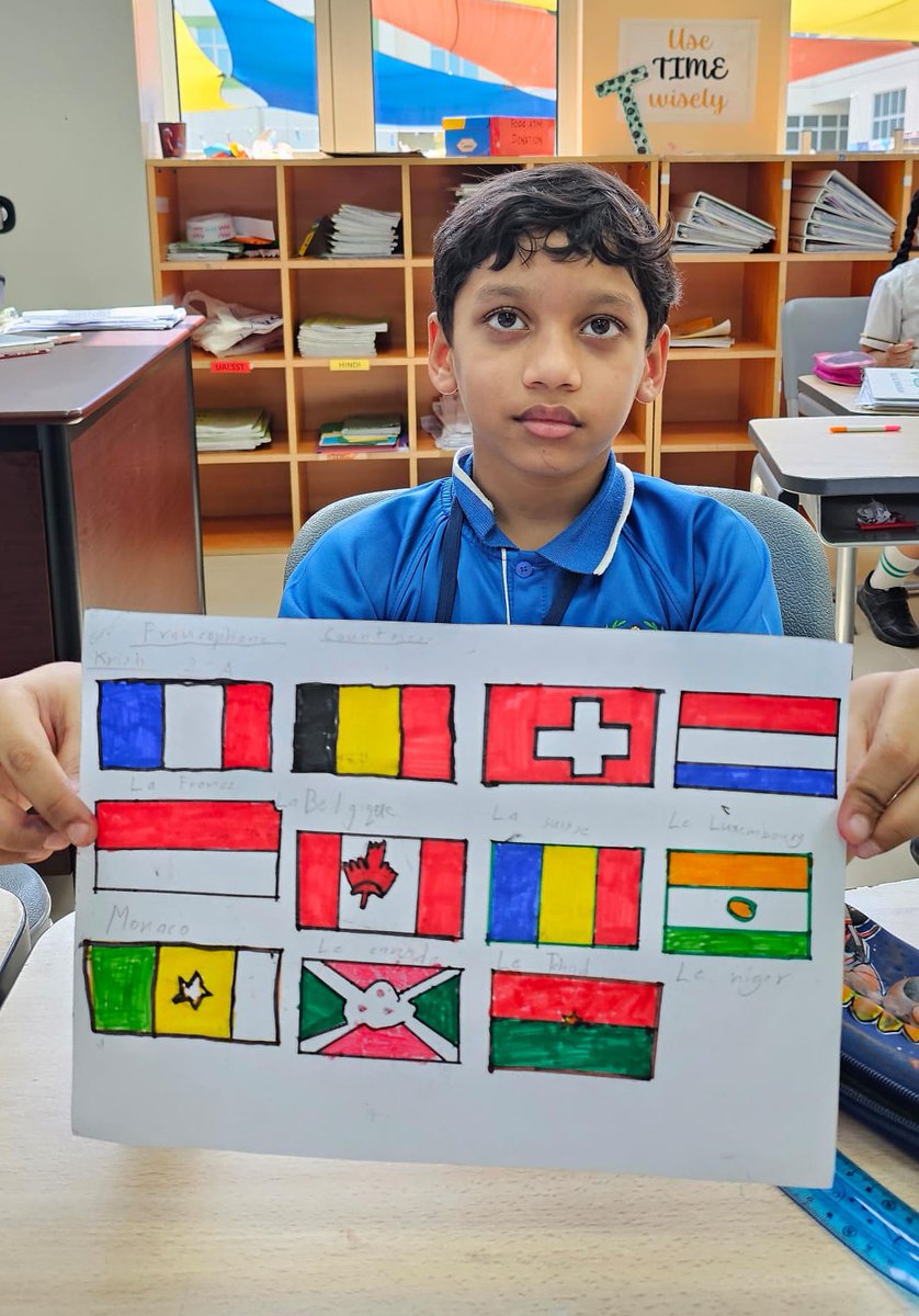 dpsrak's tweet image. Delhi Private School, RAK commemorated La Journée de la Francophonie, a day dedicated to reflecting on the cultural and linguistic richness of the French language, as well as honoring the diverse regions that have embraced it through various activities.#dpsrak #dpsrakrocks