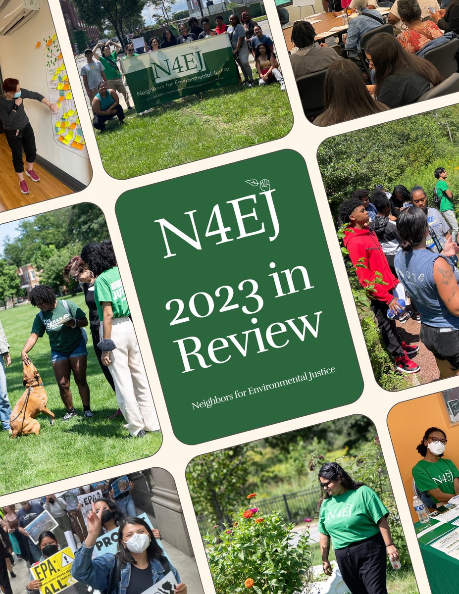 Check out our work in 2023! ➡️bit.ly/n4ej2023 We're excited for another year of environmental justice and community work with you all! BIG thank you to all our supporters who got us here.