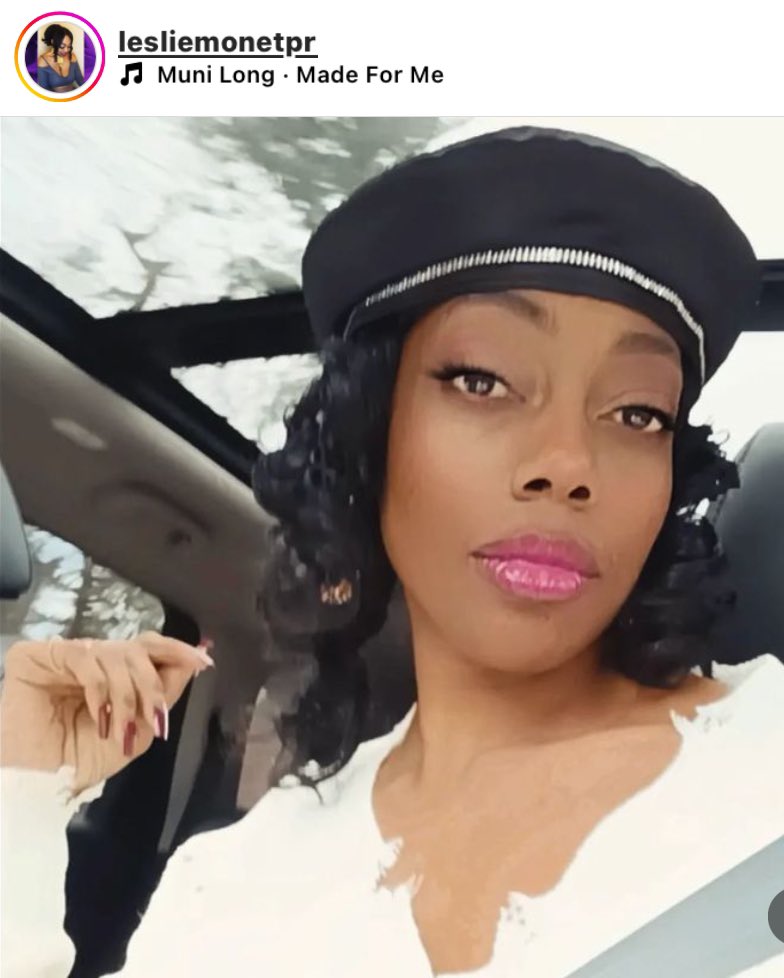 I really am my biggest fan ✨💜😌 #lesliemonetpr