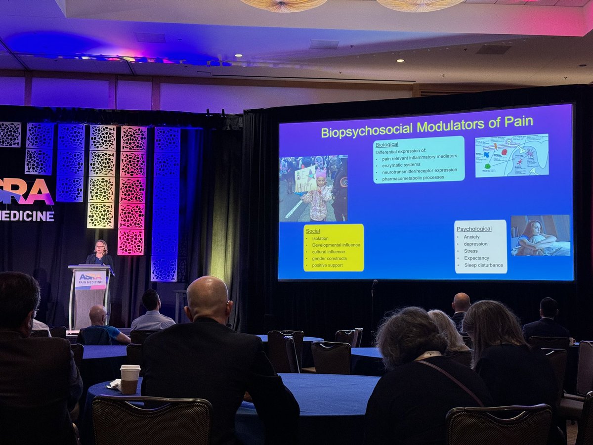 Biopsychosocial model of pain: influences how patients experience pain! Too often this is ignored in clinical practice. I can’t express how important this is. #asraspring24