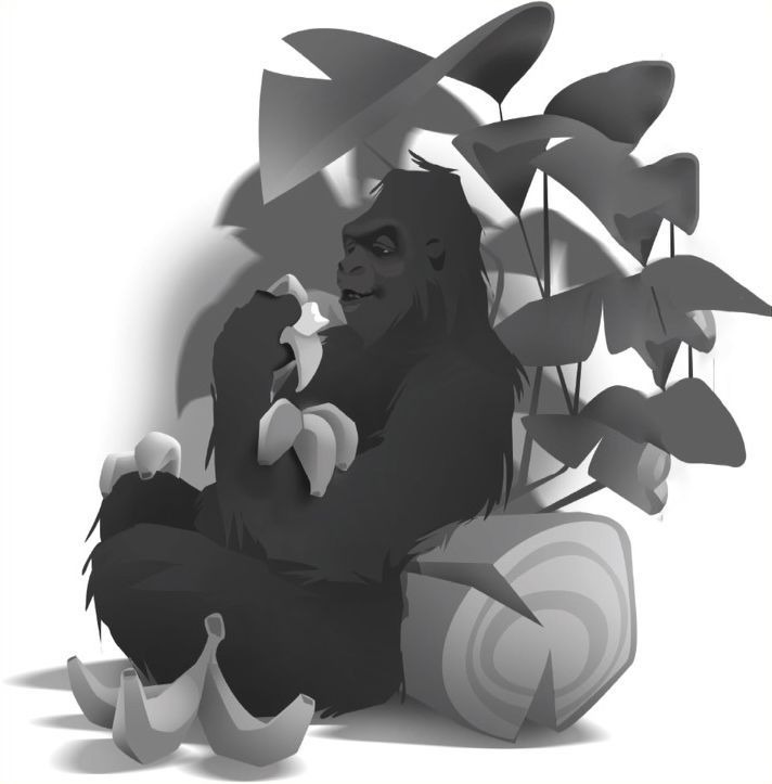 "I am Ivan. I'm about to become a dad.
I'm hoping it's as easy as it looks."

THE ONE AND ONLY FAMILY is out May 7. I can't wait for you to join Ivan on what might be his biggest adventure yet. harpercollins.com/products/the-o…

Art, as always, by the inimitable Patricia Castelao. ❤️🦍