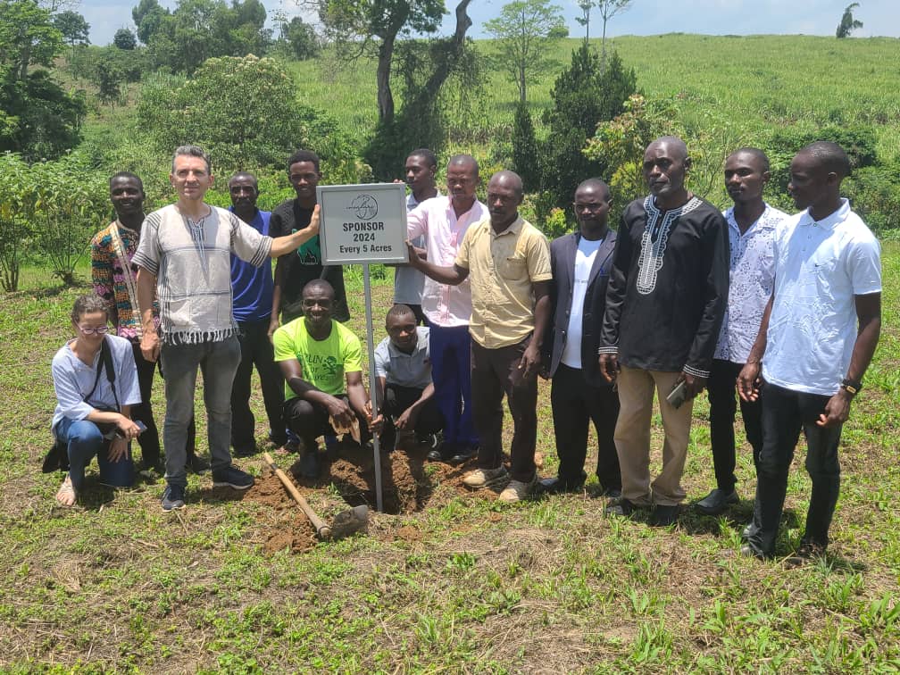 21st March, International Forest Day celebrated by appreciating our sponsors of every 5 acres prohect and planting a tree.
