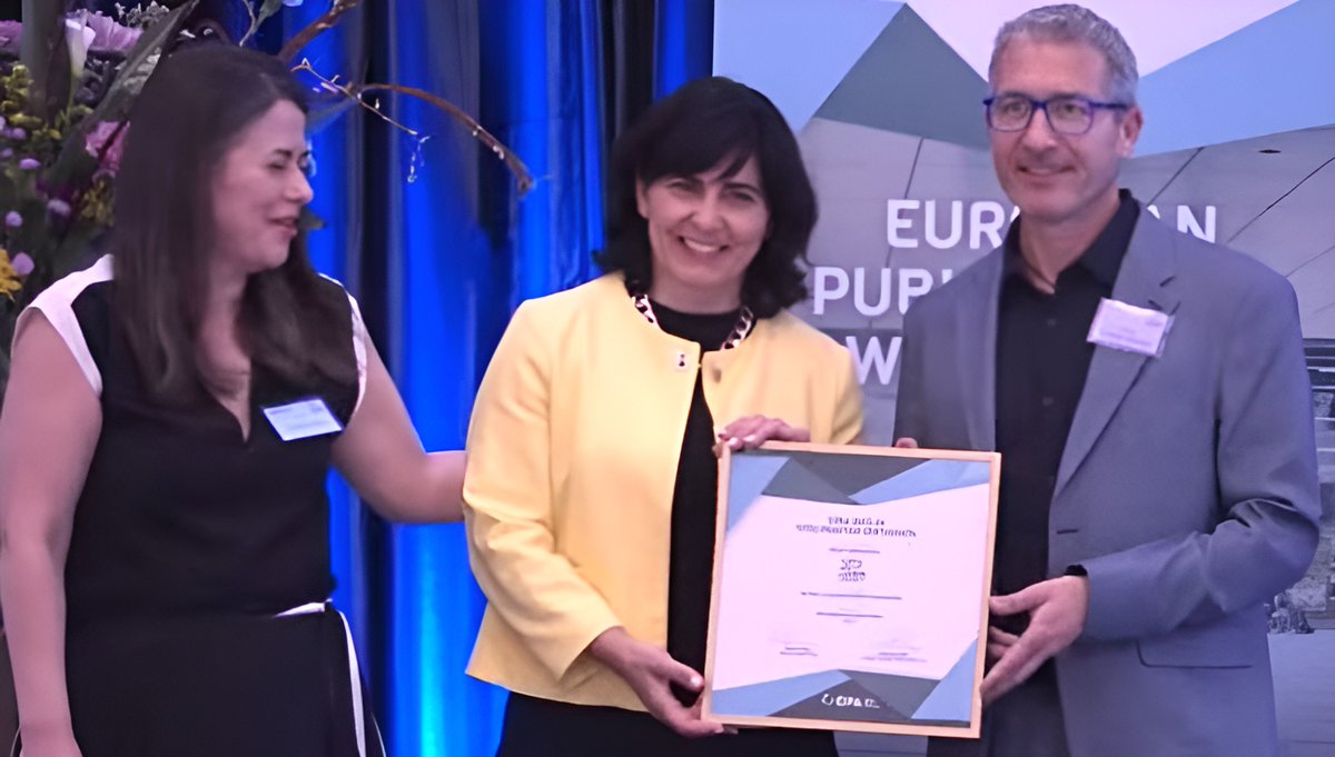 🏆Els Premis Europeus del Sector Públic lliuren el certificat que acredita el projecte #SeTDIBA com a pràctica d’excel·lència #Som311 #ODSDiba #EPSA2023 ✅bit.ly/EPSASeTDIBA