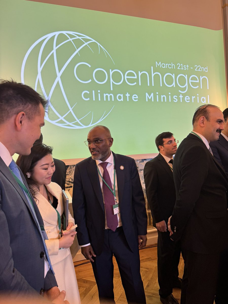 Attending the Copenhagen Ministerial meeting , I talked about the important role G 77 and China will play in the preparatory process of COP 29 to take place in Baku Azerbaijan. Strong voice from the global south is key.