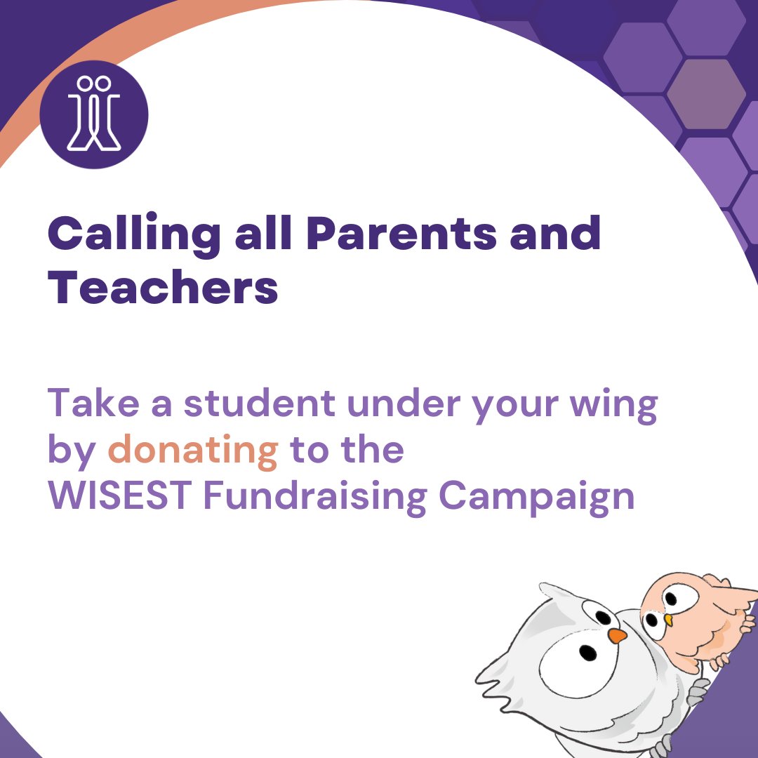 Take a student under your wing by donating to the WISEST crowdfunding campaign. With your support, we have the power to shift the narrative on who can succeed in Science, Technology, Engineering, and Mathematics (STEM). #WISESTcrowdfunding crowdfunding.ualberta.ca/o/university-o…