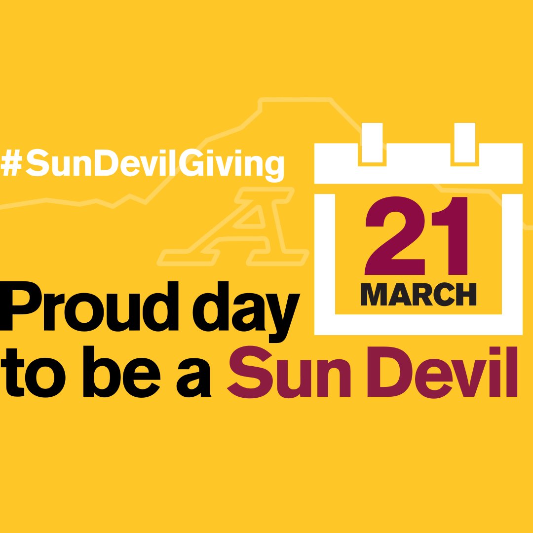Today is #SunDevilGiving Day! 💛 Join the Sun Devil community in the spirit of giving. Make a gift today to support library student success! 👉 lib.asu.edu/news/sun-devil…