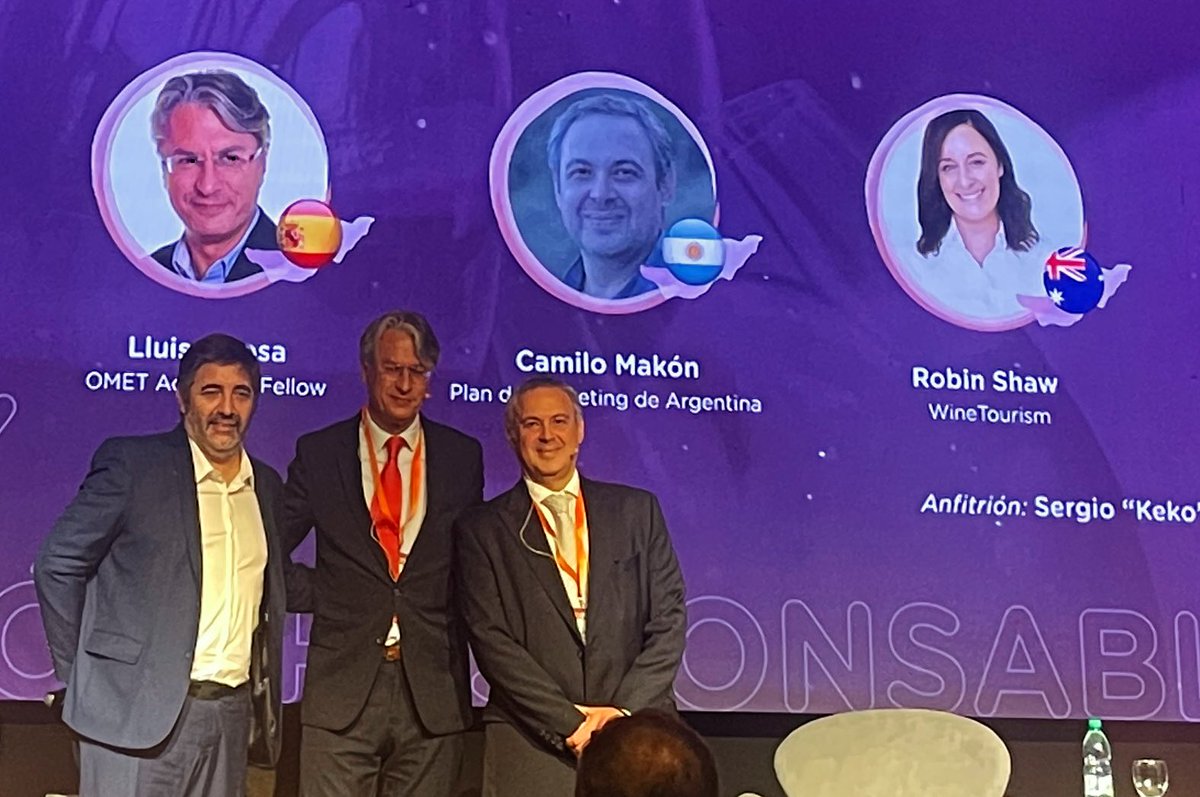 Conferencia: “Producto enoturístico.
Por una comunicación inteligente”

🗓 jueves, 21 de marzo

1a Cumbre Global de Enoturismo
🇺🇾 Punta del Este, Uruguay <a href="/Uruguay_Natural/">Uruguay Natural</a> <a href="/gwto_omet/">GWTO OMET</a> <a href="/gwto_latam/">OMET LatAm</a> <a href="/enoturEspana/">AEE - Asociación Española de Enoturismo</a>