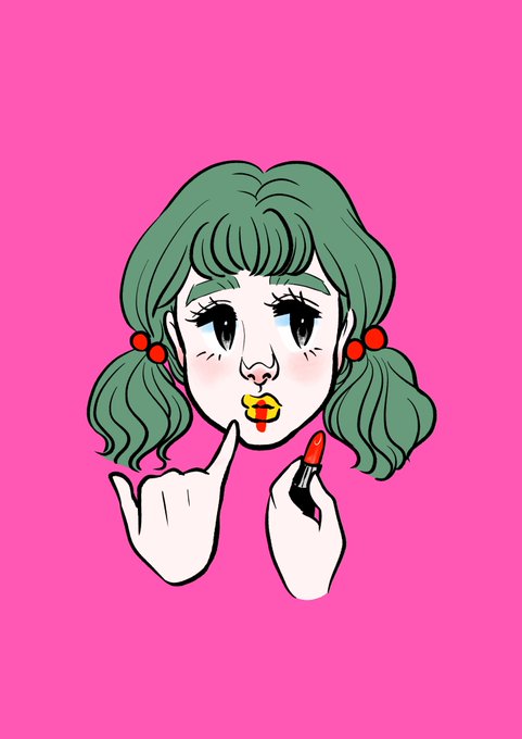 「化粧品 髪飾り」のTwitter画像/イラスト(新着)