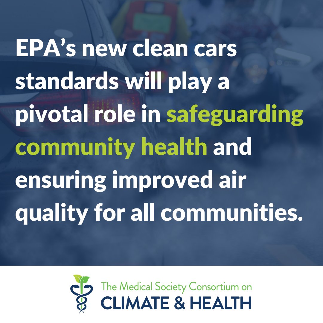 The Consortium applauds @EPA's new standards for light- and medium-duty vehicles, which will avoid 7 billion tons of carbon emissions, provide $13 billion of annual public health benefits, and prevent thousands of premature deaths. Read our statement: bit.ly/CleanCars-Stat…