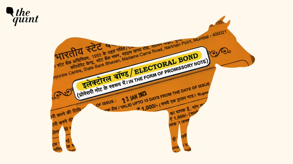 This major beef exporting group bought two electoral bonds in October 2019 and January 2020 that went to the BJP. thequint.com/news/politics/…