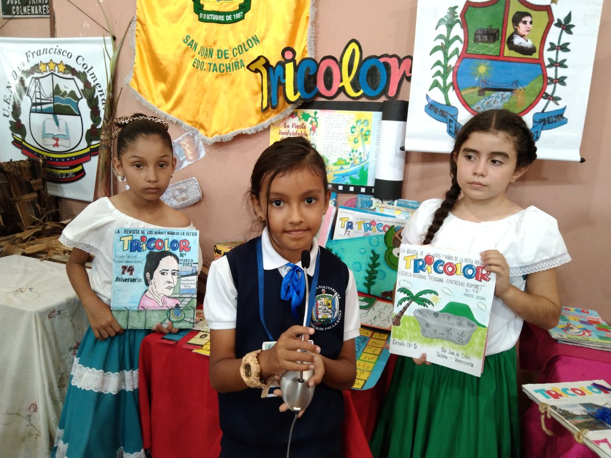 Noticia en Desarrollo Desde la E.N. Francisco de Paula Reina. Municipio Ayacucho. Presente. En el Encuentro del Saber y el Hacer de los CRA. 75 Años de la revista Tricolor.
@MPPEDUCACION <a href="/CDCETachira/">CDCE Táchira</a> <a href="/cdceayacucho/">CDCE Municipio Ayacucho</a> <a href="/DGRPA1/">@DGRPA1</a> 
<a href="/Crazet2011/">Crazet2011</a>