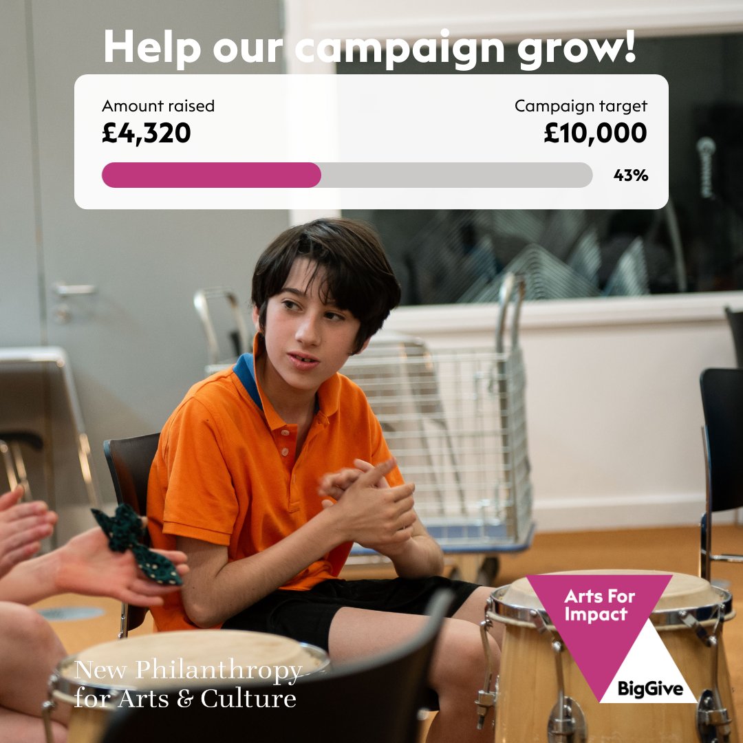 Big thanks for all your donations - we are so grateful for the support we have received so far, raising £4,320 towards our £10,000 goal! Help ensure that we can sustain Music Treehouse’s transformative impact by donating through our Big Give campaign page: zurl.co/H7Lw