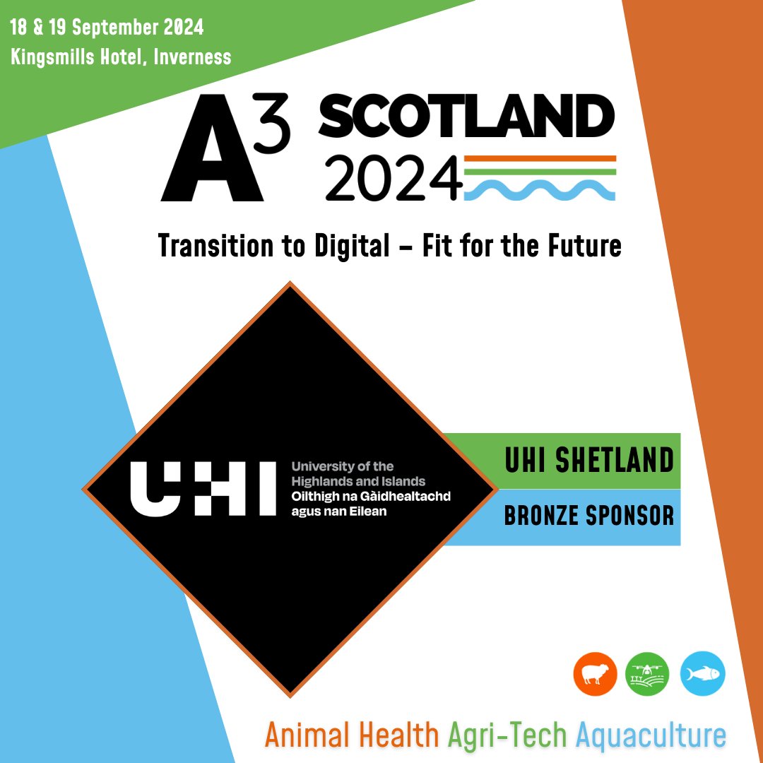 ✨UHI SHETLAND IS SUPPORTING THE 2024 A3 SCOTLAND CONFERENCE✨ We are delighted to announce @uhishetland as one of our Bronze Sponsors for this year's event 🤎 UHI Shetland will be showcasing their work in our dedicated networking zone. Register now 👉 a3scotland.com