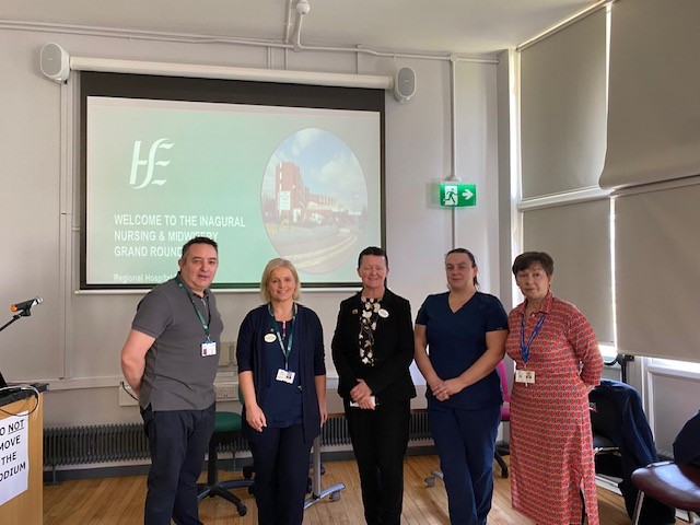 Well done to Breda Ward, RTO Resuscitation and Seana Giles ED Clinical Skills Facilitator who presented at the #RHM Nursing & Midwifery Grand Rounds @NMPDMidlands delighted to support another very successful event #nursessharingknowledge