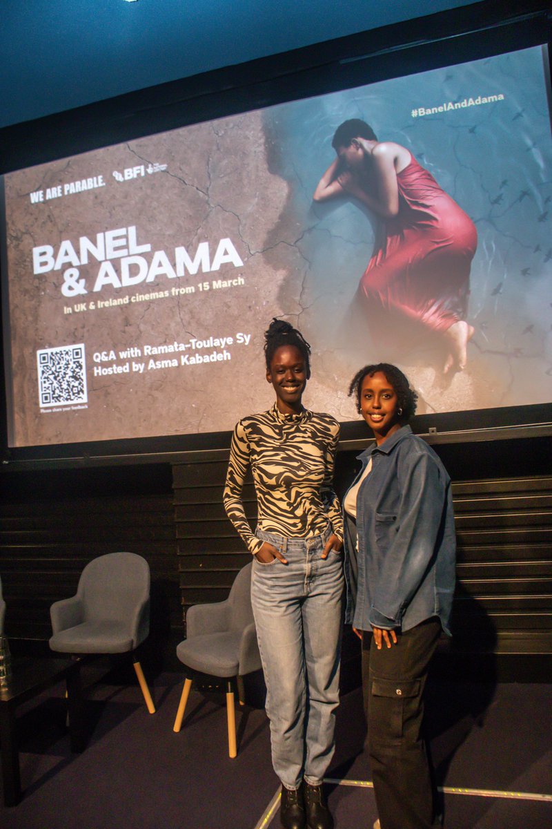What a week we had on the BANEL & ADAMA Q&A preview tour. Thank you to everyone who joined to make it so special 🖤 There’s still a chance to join the conversation: a select number of @ODEONcinema & @homemcr screenings feature a pre-recorded Q&A! 🎟️ bit.ly/3wUg0Na