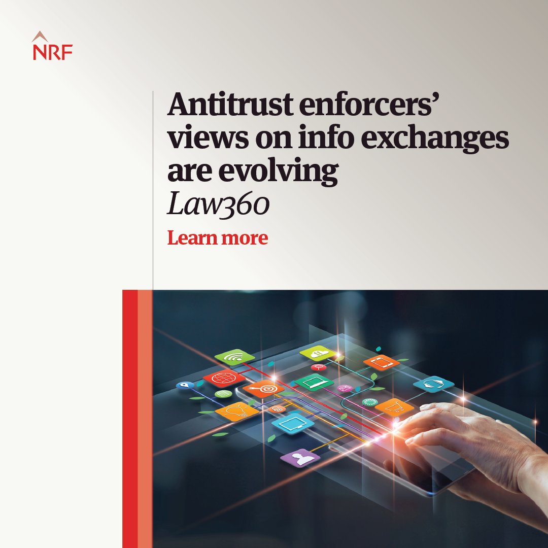 In their Law360 article, Robin Adelstein, Eliot Turner and Helen Fairhead provide details on the recent shift in antitrust enforcers’ attention to information exchanges. ow.ly/9u6X50QYNuW