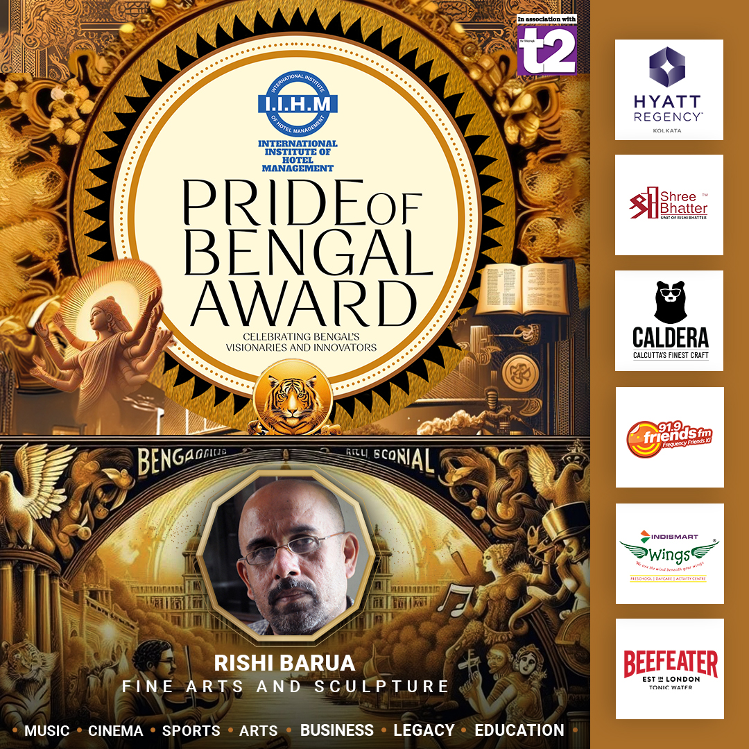 🌟Celebrating Excellence🌟 Congratulations to Rishi Barua, an eminent sculptor, painter, and photographer, on receiving the prestigious 2024 Pride of Bengal Award! 🎉 #PrideOfBengal #BengalLegacy #iihm #iihmhotelschools #iihmbest3years #rishibarua #kolkata #bengal #awards #hotel