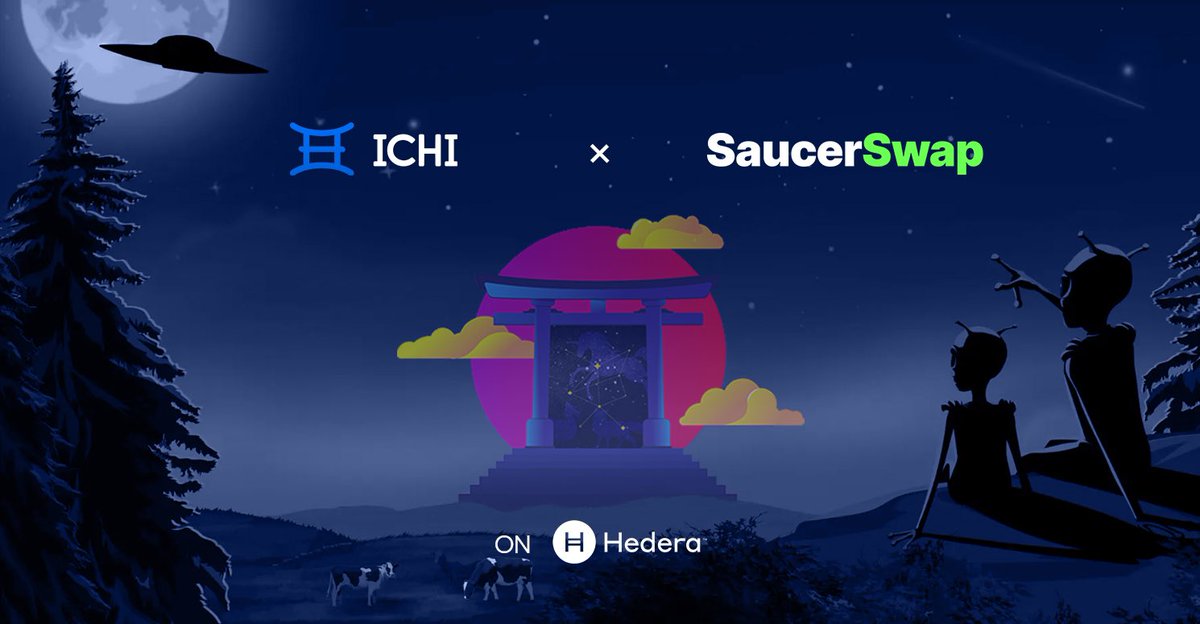 Single-sided deposits are now live on @SaucerSwapLabs 👽 ICHI has teamed up with @SaucerSwapLabs, bringing smart liquidity provision to the @hedera community. 🚀 SaucerSwap is your one-stop #DeFi destination on Hedera! Deposit $HBAR, $USDC, $WETH, $WBTC and more to earn yield…