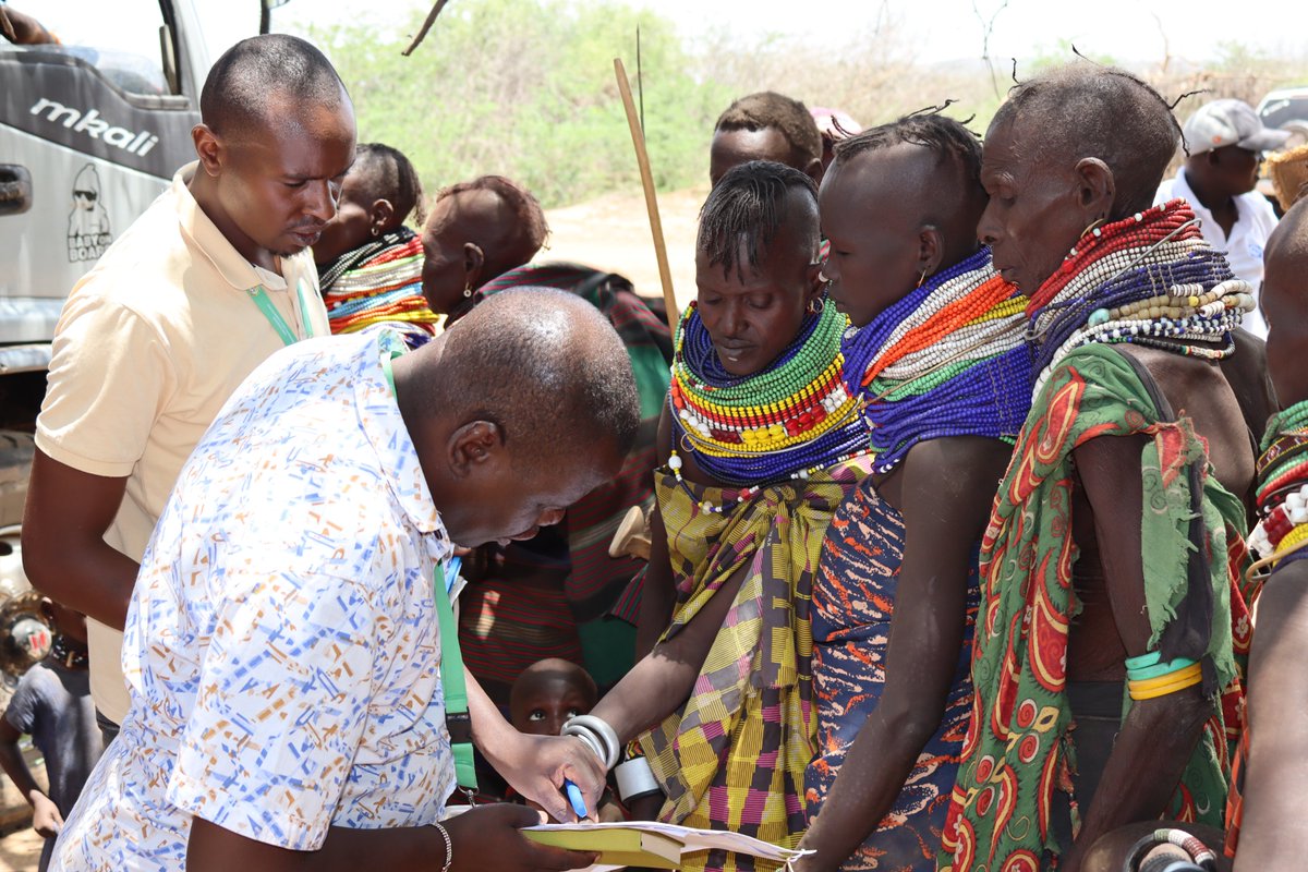 With the funding support from @PlanKenya , Our Turkana Drought Response Project has today distributed 74 goats of improved breed to a total of 37 households in Nadome Village in Lopur, Turkana West with each household receiving 2 goats each. Beneficiaries expressed their hope…