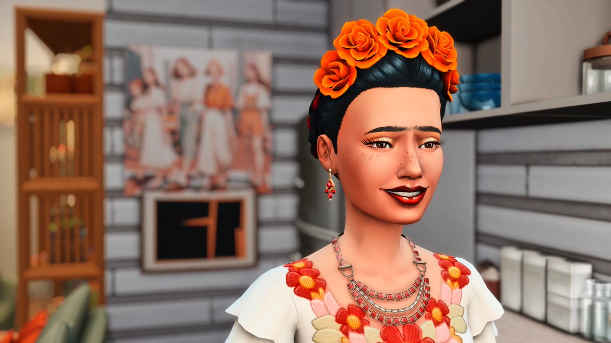 Meet our new townie👩🏾‍🎨🎨Frida

Isn't she a beauty!! I found her on the gallery and knew she belonged in my save file. I'm hoping that she can become besties with the Kelseys. She would definitely fit in😊