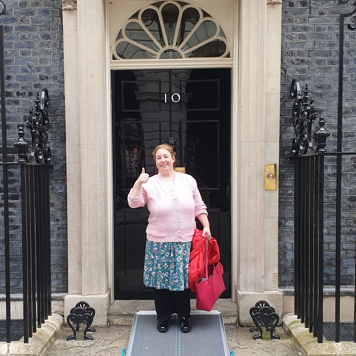 Today we attended a reception at Downing Street held by <a href="/NDSPolicyGroup/">National Down Syndrome Policy Group</a> to mark World Down Syndrome Day. Here is our engagement lead Ciara outside No.10. 👏

Speakers included health minister <a href="/mariacaulfield/">Maria Caulfield CBE</a> MP, Sir <a href="/LiamFox/">Sir Liam Fox</a> MP and our amazing Myth Buster <a href="/tommyjessop/">Tommy Jessop</a>. #WDSD2024